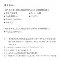 タカギ 家庭用浄水器 ナチュラル用交換カートリッジ2個セット H885R2 1セット(2個)