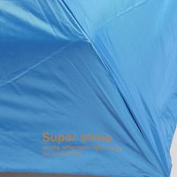 晴雨兼用　軽量ワイドミニ日傘 ブルー studio CLIP