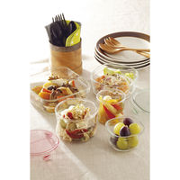 耐熱ガラス 保存容器 ピンク 角型 3点セット パック&レンジ PSC-PRN3P1 iwaki（イワキ）