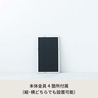 永井興産 woody ウォールミラー 幅300×奥行15×高さ500mm グレー NK-220GY 1枚