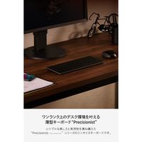 エレコム キーボード マルチペアリング 充電式 ミニサイズ パンタグラフ式 ブラック TK-PN1075MPABK 1個