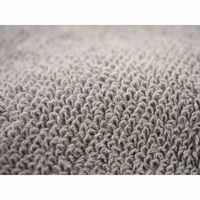 小杉善 バスタオル スリム higotoni macaroni コンパクトバスタオル 50×100cm グレー 426264 1個（直送品）