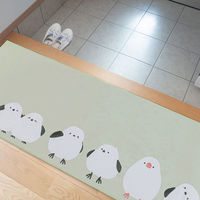 オカトー キッチンマット フラフィット インテリアマット 45×120cm コトリ 479643 1個（直送品）