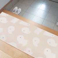 オカトー キッチンマット フラフィット インテリアマット 45×120cm ビジョンフリーゼ 479644 1個（直送品）