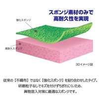 キクロン 衛生資材 キクロンプロ C-660 Qスポンジ+ 大 P 00746469 1ケース(60個(10個×6))（直送品）