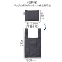 内海産業 エコバッグ ザ・バッグ(手提げタイプ)#sustainable グレー 2265300 1ケース(300個(1個×300))（直送品）