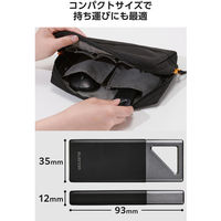 SSD 外付け 2TB USB3.2 Gen2x2 IP55 防塵/防滴 ブラック ESD-EHB2000GBK エレコム 1個（直送品）