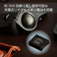 交換用バッテリー 3.7V 600mAh リチウムイオン電池 ブラック M-BP10 エレコム 1個（直送品）