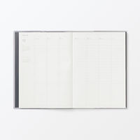 無印良品 月曜始まりバーチカルスケジュール帳 ２０２５年１２月始まり Ｂ６ 黒 マンスリー ウィークリ― 良品計画