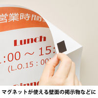 アスクル　マグネットシート粘着付　カットタイプ　20×20mm　1セット（576片：12片×16シート×3） オリジナル