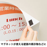 アスクル 強力マグネットシート粘着付 カットタイプ 20×20mm 1セット（576片：12片×16シート×3） オリジナル