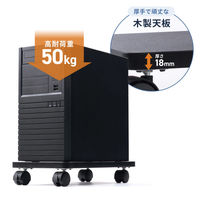 サンワサプライ CPUスタンド 幅213×奥行410×高さ72mm ブラック CP-054 1台（直送品）