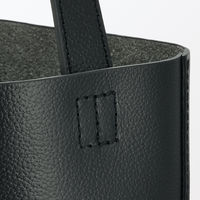 無印良品 ヌメ革 ワンショルダーバッグ 黒 タテ３３×ヨコ２３×マチ１０ｃｍ 良品計画