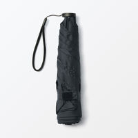 無印良品 晴雨兼用 軽量 折りたたみ傘 親骨の長さ５０ｃｍ 黒 良品計画