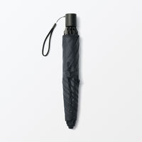 無印良品 晴雨兼用 ２通りにたためる 折りたたみ傘 親骨の長さ５５ｃｍ 黒 良品計画