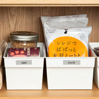 シンプルボックス ワイド ホワイト　幅16×奥行27.8×高さ11.5cm １セット（1個×120） オリジナル