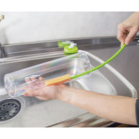 水筒・ボトル用スポンジ スポンジ2個付 本体（柄）1本＋スポンジ 2個 1セット アズマ工業