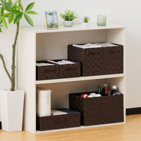 【収納バスケット】　折りたたみ収納バスケット　ワイド　浅型　ERA-02　1個 オリジナル