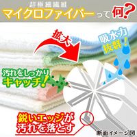 激落ちくん ふきん マイクロファイバー お徳用 1セット（1袋（10枚入）×5）レック