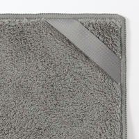 無印良品 マイクロファイバー ポケット付ペット用タオル ３４×３５ｃｍ チャコール 良品計画