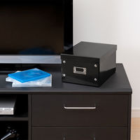 サンワサプライ 組み立て式DVD BOX(ブラック) FCD-MT4BKN 1個