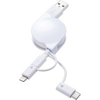 Lightningケーブル　0.8m　KB-IPLTM08KW　サンワサプライ　1本