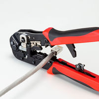 サンワサプライ かしめ工具(ラチェット付き) LAN-TL18 1個