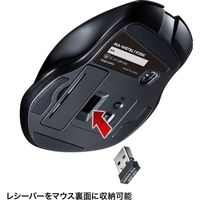 サンワサプライ 高速スクロールハイパーブルーLEDマウス MA-WBTBL192BK 1個（直送品）