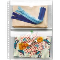 ライオン事務器 なんでもポケット A4 マチ付 30穴 NP-2M 14730 1セット(6枚:2枚×3)