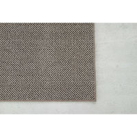 スミノエ コンシェルジュ ウールスコット ヘリンボーン 防炎 ラグ WS203 2000×2000mm ブラウン 1枚（直送品）