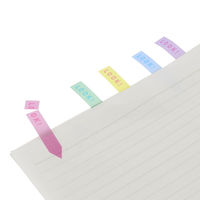 サンスター文具 スリム付箋 ピリット!PU LOOK S2827549 1セット(5個)