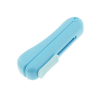 サンスター文具 スティッキール はさみ KIDS 子供用 右手用 ブルー S3720136 1セット(3本)