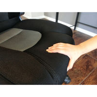 【軒先渡し】ヤマソロ レヴェリー　オフィスチェアー　BK/GY 83-991 1脚（直送品）