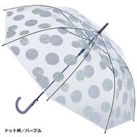 共栄工業 POE デザインビニールジャンプ傘 60cm チェック＆星＆ドット柄 12本アソートセット 40116-S 1箱（直送品）