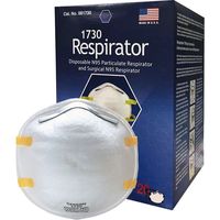 セーフラン安全用品 サージカルN95マスク(立体構造お面式/医療用) アメリカ製 JU002 1箱(20枚)