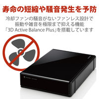 HDD 外付け 6TB USB3.0 WD Red ブラック ELD-REN060UBK エレコム 1個