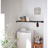 平安伸銅工業 パワフル 突ぱり棚 マットブラック TAI-1B 1個