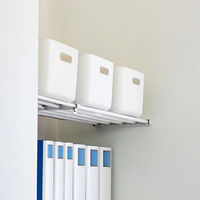 平安伸銅工業 突っ張り棚 強力伸縮 耐荷重13~30kg 幅63~93cm WH KB-63 1個