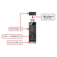 バッファロー SSDーSCT500U3ーBA 1台（直送品）
