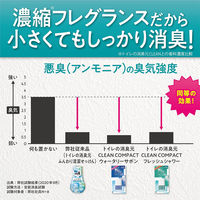 トイレの消臭元 クリーン コンパクト フレッシュシャワー 消臭芳香剤 トイレ用 54ml 1セット（3個） 小林製薬