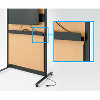 プラス ディスプレイパーティション ディスプレイセット 幅950×奥行560×高さ1840mm WBC-D-0918MMK-DISP 1台（直送品）