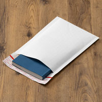 アスクル クッション封筒 白 文庫本・小物サイズ 10枚入り KHTW01 1袋(10枚) オリジナル