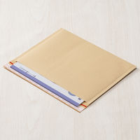 アスクル クッション封筒 茶 A4サイズ 100枚入り KHTB61 1箱(100枚) オリジナル