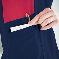 明石スクールユニフォームカンパニー ニットシャツ ワイン×ネイビー M UZL3210 1枚（直送品）