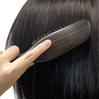 好川産業 最高級猪毛黒檀ヘアブラシ 47031 1個（直送品）