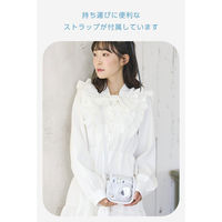 チェキケース instax mini 12専用 クリア カメラケース マグネット式フラップ ホワイト IC-CCM12WH エレコム 1個（直送品）