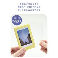 チェキ用フォトフレーム マグネット式 instax mini film用 イエロー IC-PCMGYL エレコム 1個（直送品）