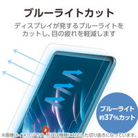13インチ iPad Pro(M4) フィルム 着脱式 上質紙 ブルーライトカット TB-A25PLFLNSPL エレコム 1個（直送品）