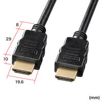 サンワサプライ イーサネット対応ハイスピードHDMIケーブル KM-HD20-30TK3 1本