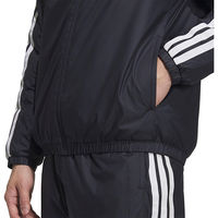 ウォーマージャケット メンズ スリーストライプス ルーズフィット 中わた入りウインドジャケット J/M JZ8770 IS425（直送品）